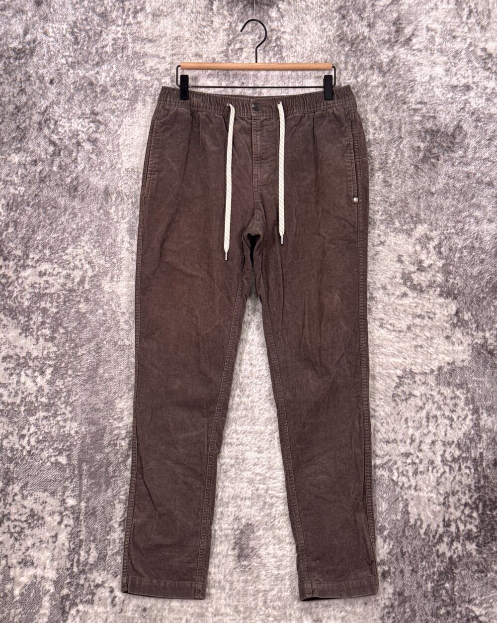 Vuori Optimist Pants Medium Mens Brown Corduroy Drawstring